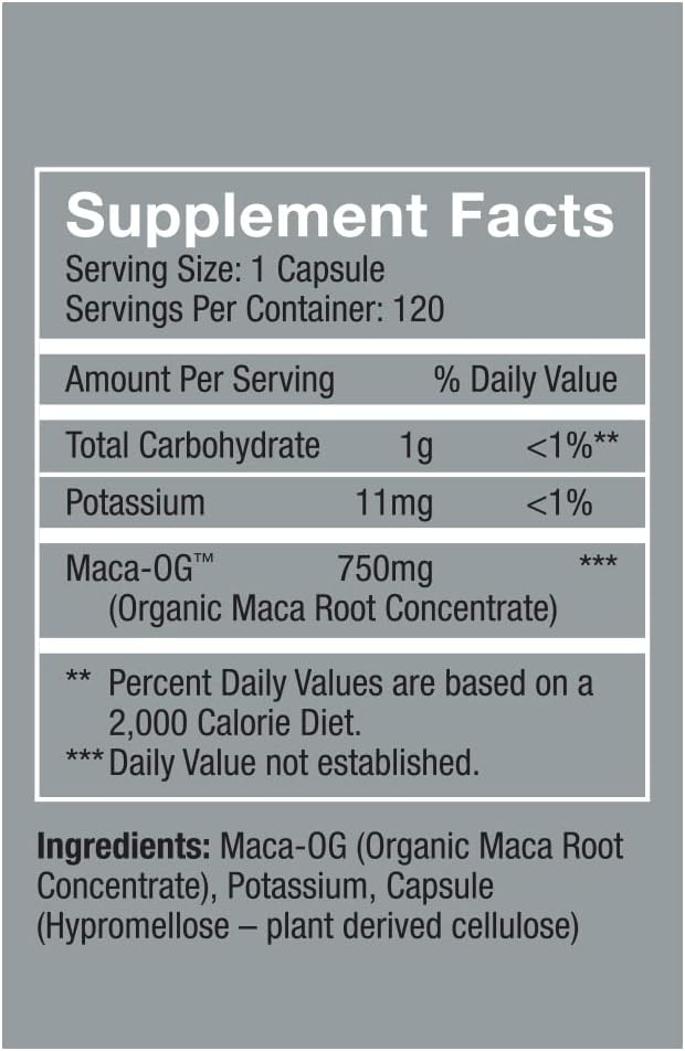 Revolution Macalibrium - Natural Concentrated Gelatinized Maca Supplement to Support Men's Hormone Health, Energy, Strength, Power, and Reproductive Health -240 Vegan Capsules (120 Day Supply)
