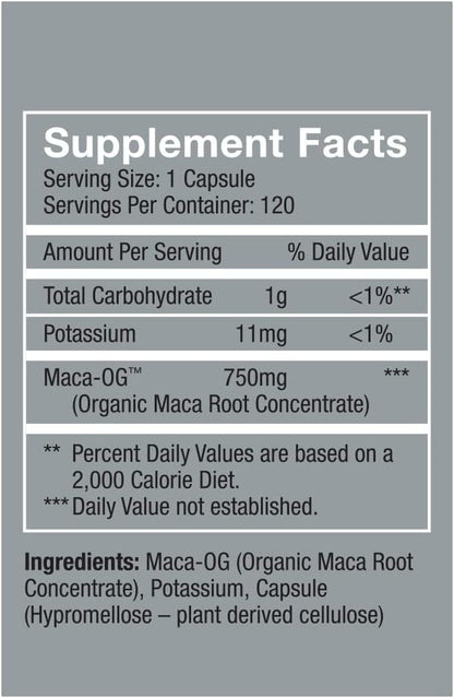 Revolution Macalibrium - Natural Concentrated Gelatinized Maca Supplement to Support Men's Hormone Health, Energy, Strength, Power, and Reproductive Health -240 Vegan Capsules (120 Day Supply)