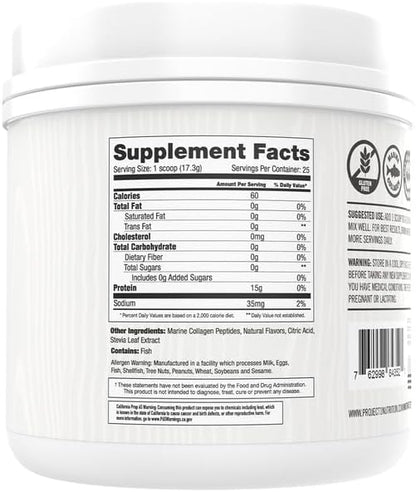 Martha Stewart Collagen Peptides Powder - Multi Collagen for Women | Healthy Supplement for Skin, Hair, Nails, and Bone Strength | 15g Protein | Lemon | 25 Servings
