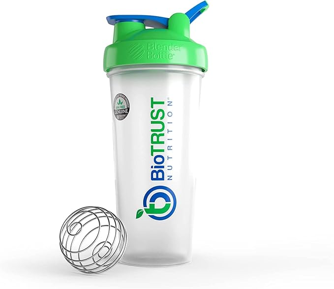 BioTrust Ageless Multi Collagen 5-in-1 Protein Powder (Unflavored) BlenderBottle Bundle