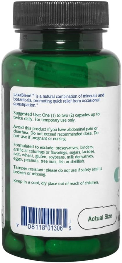 Vitanica LaxaBlend, Natural Laxative, Vegan, 60 Capsules