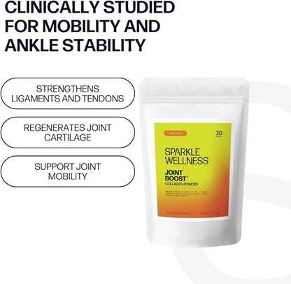 Joint Boost (Orange) [30-Serves] | Collagen Powder Supplement with FORTIGEL & TENDOFORTE Collagen Peptides & Calcium Ascorbate Vitamin C | Supports Joint Mobility
