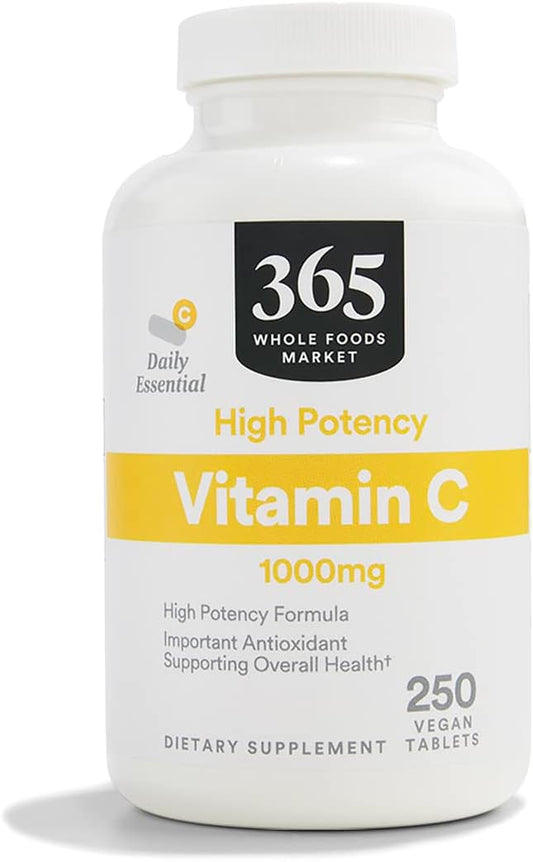 365 by Whole Foods Market, High Potency Vitamin C 1000mg, Vegan, 250 Tablets