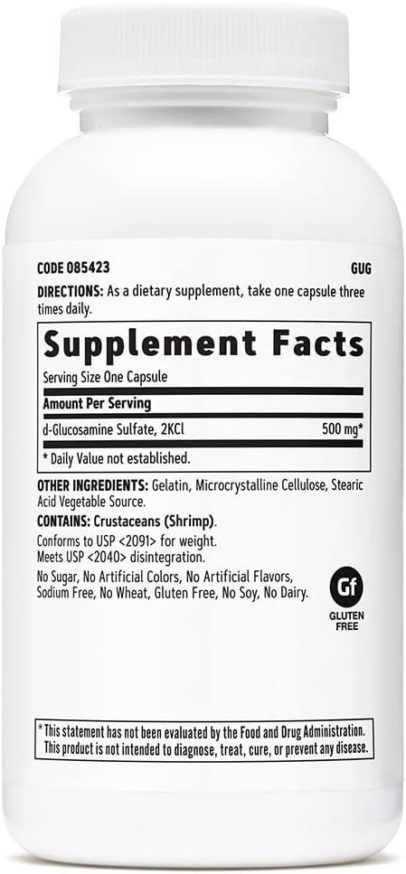 GNC Glucosamine Sulfate 500 mg - 90 Capsules | 90 Servings