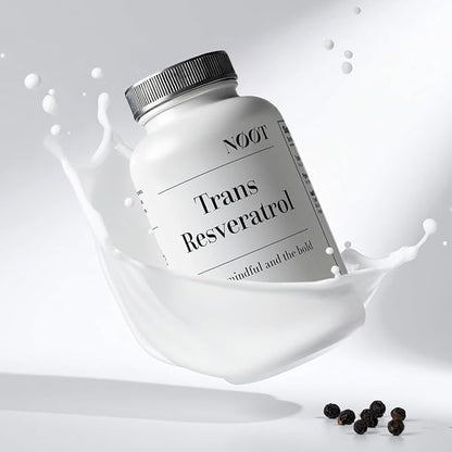 Trans Resveratrol Supplement 500mg Capsules - Longevity, Anti Aging, Brain & Heart Support, Cellular Health - Vegan Supplements & Antioxidants - 60 Capsules / 2 Month Supply