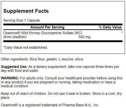 Swanson ULT Wild Shrimp GLUCOSAMINE 90 CAPS