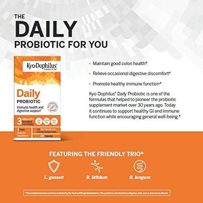 Kyo-Dophilus Daily Probiotic, Immune and Digestive Support*, 90 capsules