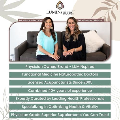 LUMINSPIRED HEALTH Prenatal Vitamins for Women, Prenatal Multivitamins and Mineral Support for Pregnancy, Fetal Development & Maternal Health, Pregnancy Must Haves, Non-GMO, Gluten Free - 150 Counts