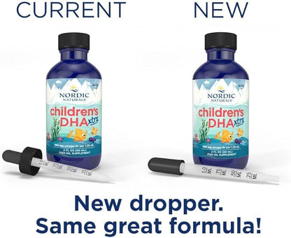 Nordic Naturals Children’s DHA Xtra, Berry Punch - 2 oz for Kids - 880 mg Total Omega-3s with EPA & DHA - Cognitive & Immune Function, Learning, Social Development - Non-GMO - 48 Servings