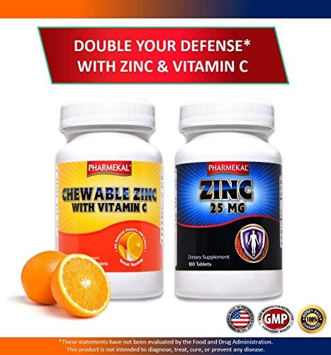 Zinc (as Zinc Gluconate) 25 mg, 100 Mini Size Easy to Swallow Tablets – Immune Support, Essential Mineral Antioxidant, Healthy Living, Gluten Free, cGMP Compliant, Made in USA