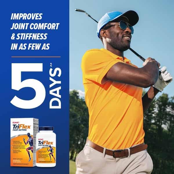 GNC TriFlex |Targeted Joint, Bone & Cartilage Health Supplement with Glucosamine Chondroitin & MSM |Support Mobility & Flexibility | 240 Caplets