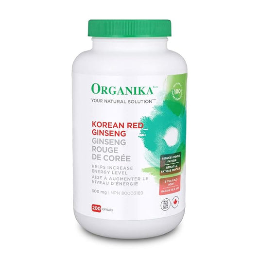 ORGANIKA Korean Red Ginseng, 200 CT