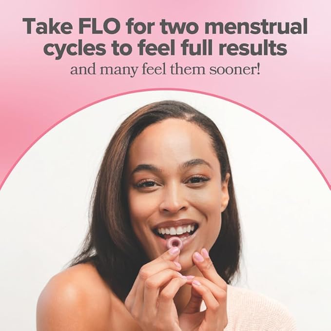 O Positiv FLO PMS Gummies for Women, 30 Servings (Pack of 3) - Proactive PMS Relief - Targets Hormonal Breakouts, Bloating, Cramps, & Mood Swings with Chasteberry, Vitamin B6, & Lemon Balm