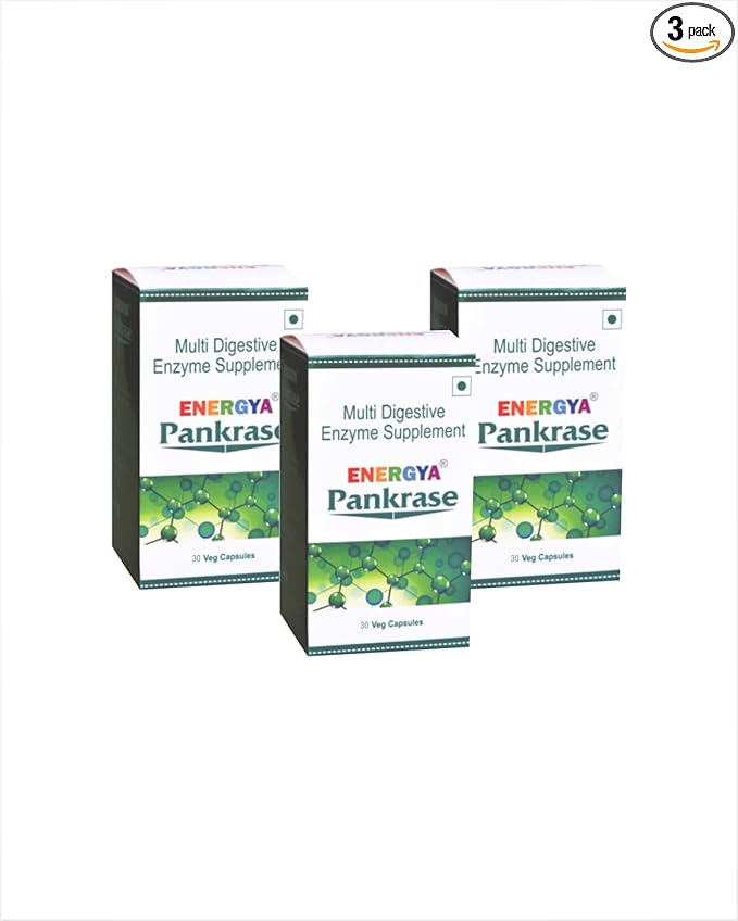 PANKRASE | Physician Trusted 12 Digestive Enzymes for Gas, Bloating, May Help in Digestion of Various Foods & Uptake of Vital nutrients | Hi-Tech Processing to Preserve Enzymes Action