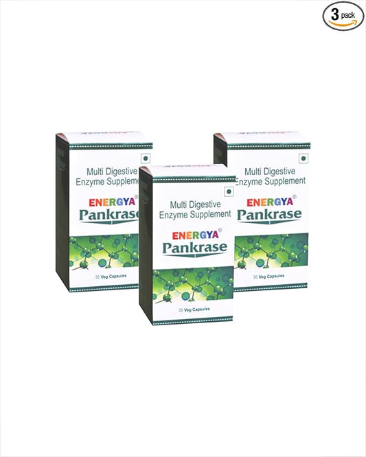PANKRASE | Physician Trusted 12 Digestive Enzymes for Gas, Bloating, May Help in Digestion of Various Foods & Uptake of Vital nutrients | Hi-Tech Processing to Preserve Enzymes Action