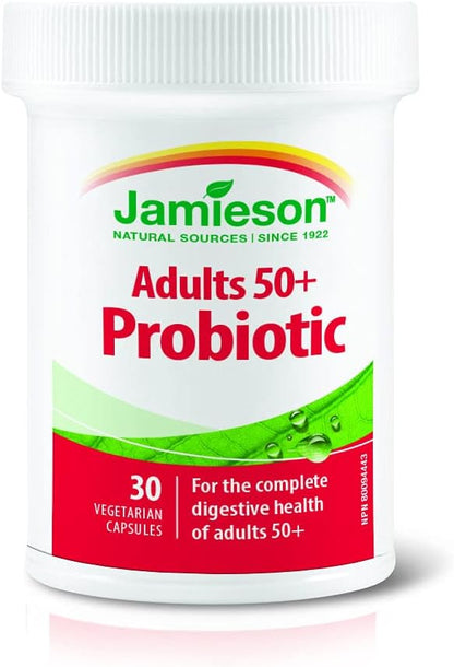 Jamieson Adult 50+ Probiotic Complex, 15 Billion, 30 vegi caps
