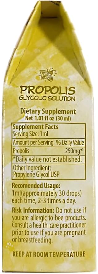 Official Distributor - 3 Bottles of Apiario Silvestre Brazilian Green Bee Propolis Liquid Glycolic Extract-Non Alcoholic, Wax Free, Sugar Free