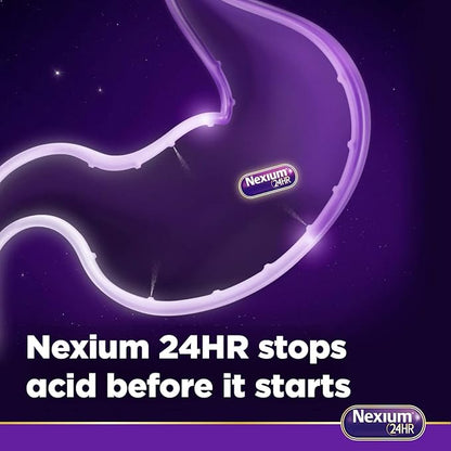 Nexium 24HR ClearMinis 20mg Delayed Release Heartburn Relief Capsules, Esomeprazole Magnesium Acid Reducer, 42 Count