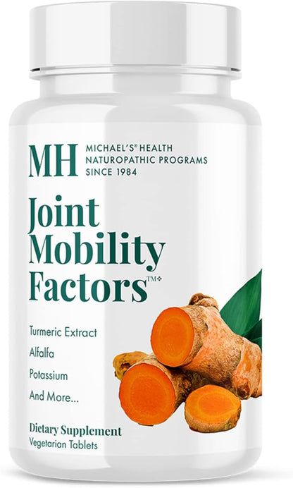 Michael's Health Naturopathic Programs Joint Mobility Factors - 60 Vegetarian Tablets - Essential Nutrients for Proper Joint Function - with Non-GMO Glucosamine Sulfate - Kosher - 15 Servings