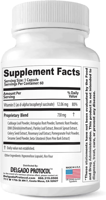 DHT Block - DHT Blocker Supplement for Skin, Acne, PCOS, Hair, and Hormonal Balance. Dim, Astragalus Root, Turmeric, Natural Ingredients. For Men and Women - 60 Vegan Capsules