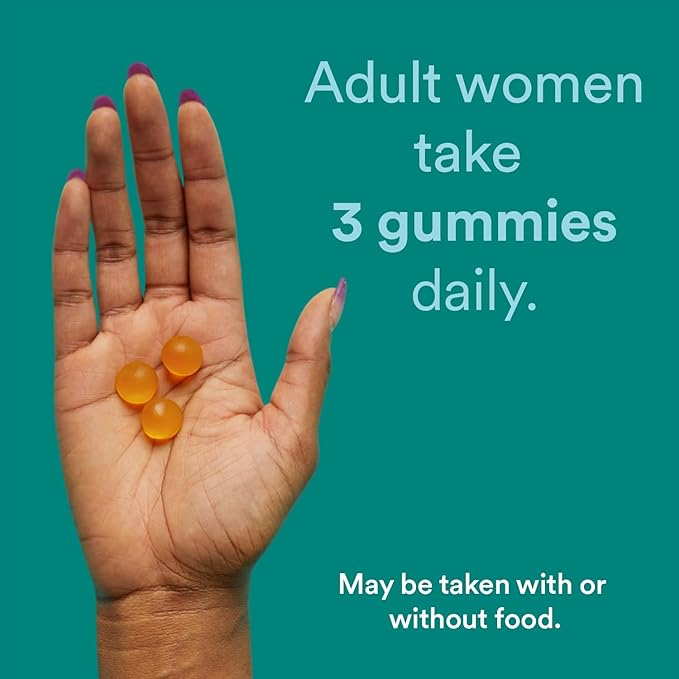 SmartyPants Prenatal Vitamins for Women, Sugar Free Multivitamin Gummies: Methylfolate, Omega 3 (ALA) Vitamin D3, C, Vitamin B12, B6, A, K & Zinc, Inositol, Erythritol Free, 60 Count (20 Day Supply)