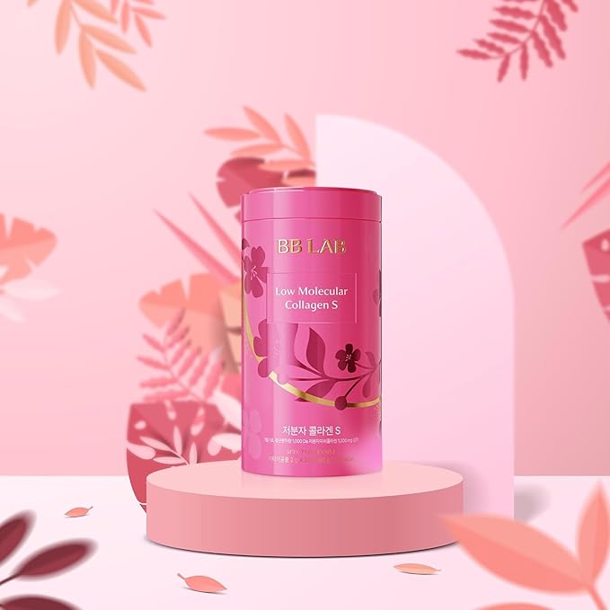 BB LAB Powder Collagen, SF3X-7 Intensive Series, Made in Korea, 30 Sticks (Low Molecular Collagen S), Pink