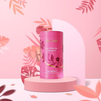 BB LAB Powder Collagen, SF3X-7 Intensive Series, Made in Korea, 30 Sticks (Low Molecular Collagen S), Pink