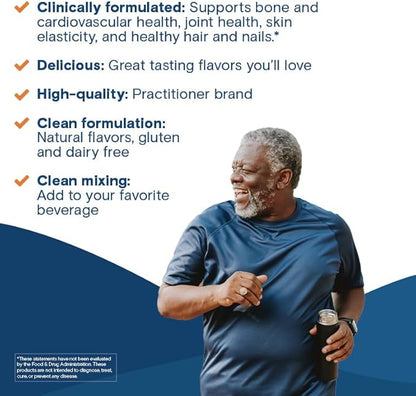 Bariatric Fusion Unflavored Multi Collagen Protein Powder | Hydrolyzed Collagen Peptides Powder Plus Joint Support Complex of MSM and Glucosamine | Type 2 | Dairy, Gluten & Soy Free | 30 Servings