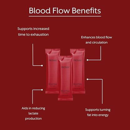 ProMix Nutrition Blood Flow - Nitric Oxide Supplement with Organic US Beet Root Powder - Cold Pressed, Low Temp Dehydration - 30 Servings