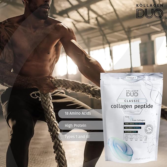 Premium Halal Collagen Protein Powder - Un-Flavored Protein Source Type I & III with 18 Amino Acids, Glycine Boost, for Skin Hair Nails - Collagen Supplement