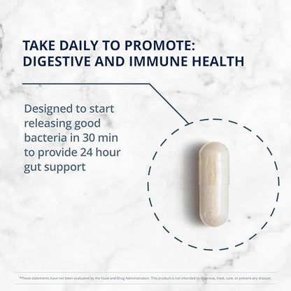 Metagenics UltraFlora Balance Probiotic - Daily Gut Health Supplement* - Offers Digestive & Immune System Support* - Vegetarian, Non-GMO & Gluten-Free - 30 Capsules