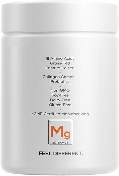Codeage Multi Collagen + Gut Blend Supplement - Digestive Probiotics, DGL Licorice, Aloe Vera, Organic Peppermint Leaf, Slippery Elm - Hydrolyzed Bovine Collagen Pills - Non-GMO - 90 Capsules