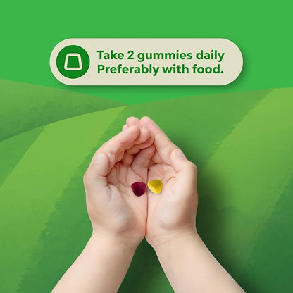 High Prebiotic Fiber Gummies for Kids - Dietary Fiber Supplements for Digestion & Constipation - Chicory Root Kids Immune Gummies - Non-GMO & Vegan Digestive Nutritional Supplements - 60 Count