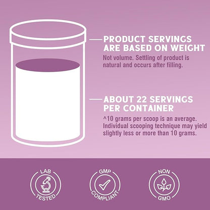 Multi Collagen Peptides Powder Type I II III V X, Hydrolyzed Collagen Protein for Women and Men, Skin, Hair, Nails, Unflavored, Non-GMO, Keto & GF, Zero Sugar, 22 Servings, 8oz
