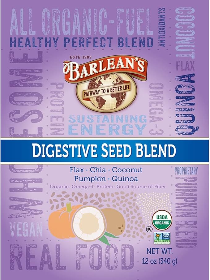 Barlean's Healthy Digestion Bundle - Stomach Repair and Digestive Seed Blend