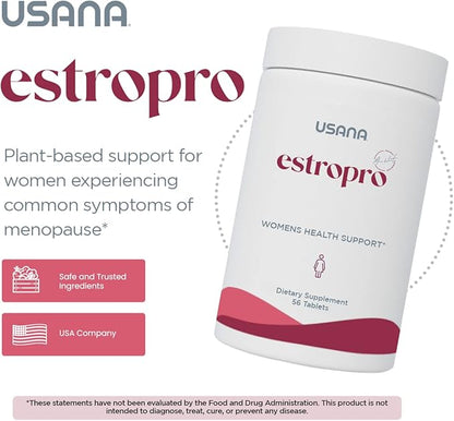 USANA EstroPro with Phytoestrogens for Symptomatic Support During Menopause* - 56 Tablets - 28 Day Supply