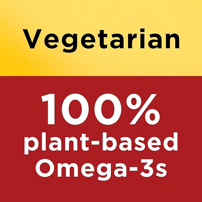 Nature Made Algae Oil Omega 3 Supplement 540mg, Omega 3 Fish Oil Alternative, 70 Veggie Softgels, Sustainable, Plant-Based, for Healthy Heart, Brain, and Eye Support, 70 Softgels
