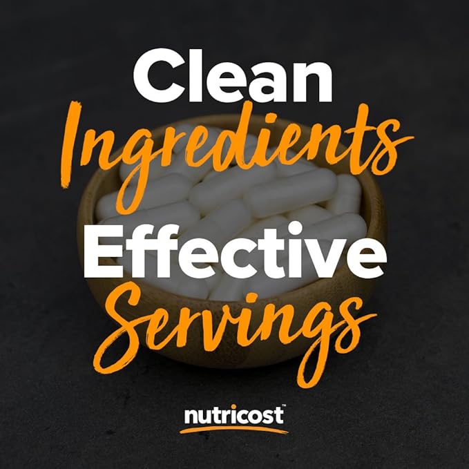 Nutricost Vitamin C with Zinc Supplement Capsules, 120 Servings - 1000mg Vitamin C, 45mg Zinc, Non-GMO, Gluten Free