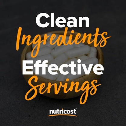 Nutricost Glucosamine Sulfate 1500mg, 240 Capsules - 750mg Per Capsule, Gluten Free, Non-GMO
