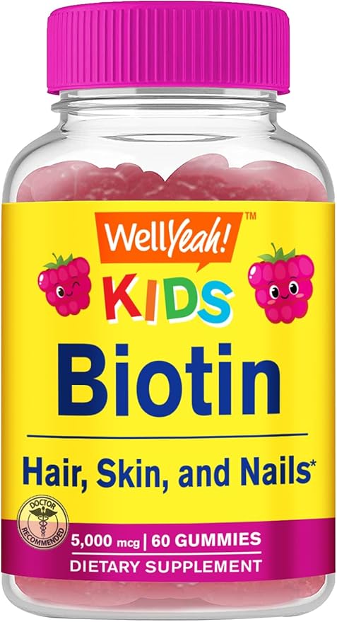 Biotin Kids + Magnesium Citrate Kids, Gummies Bundle - Great Tasting, Vitamin Supplement, Gluten Free, GMO Free, Chewable Gummy
