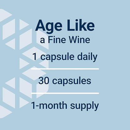 Life Extension Resveratrol Elite, Trans-resveratrol, Healthy Aging, Cardiovascular Health, Brain Health, oxidative Stress, Gluten-Free, Non-GMO, Vegetarian, 30 Capsules