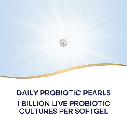 Nature's Way Acidophilus Probiotic Pearls, Supports Digestive Balance and Gut Health*, Protects Against Occasional Constipation and Bloating*, 1 Billion Live Cultures, 90 Softgels (Packaging May Vary)