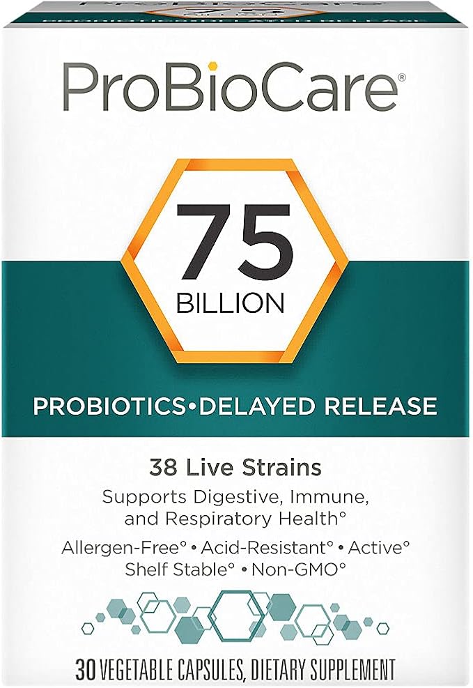 Probiotic - 75 Billion CFUs - Supports Digestive Health (30 Vegetable Capsules)