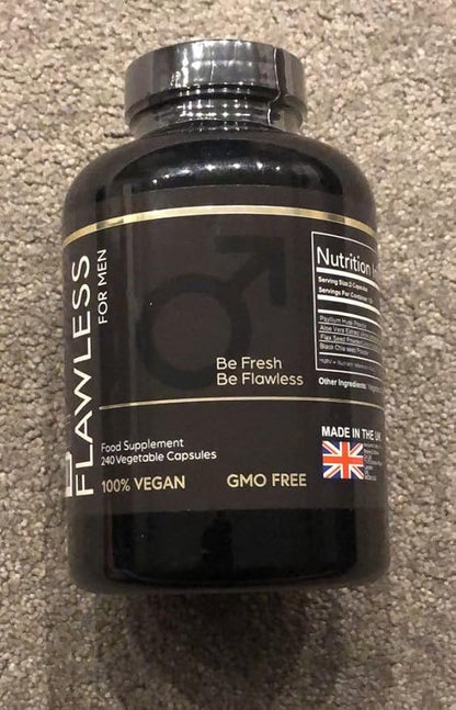 Fibre Supplement 240 Capsules 1470mg Psyllium Husk, Aloe Vera, Chia Seed & Flaxseed Powder Fiber, Gut Health, Cleanliness Constipation, IBS & Bloating Relief Soluble Fibre Pure Vegan