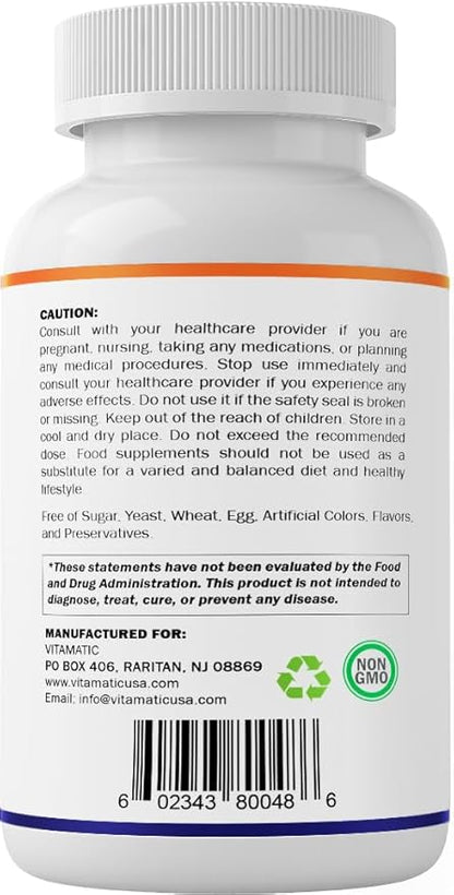 Vitamatic 2 Pack Icelandic Cod Liver Oil Capsules 1250mg 120 Softgels (Lemon Flavor) - Promotes Cardiovascular Health