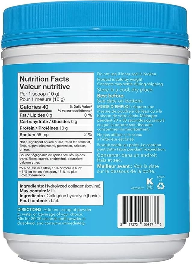 Vital Proteins Unflavoured Collagen Peptides, 567 GR