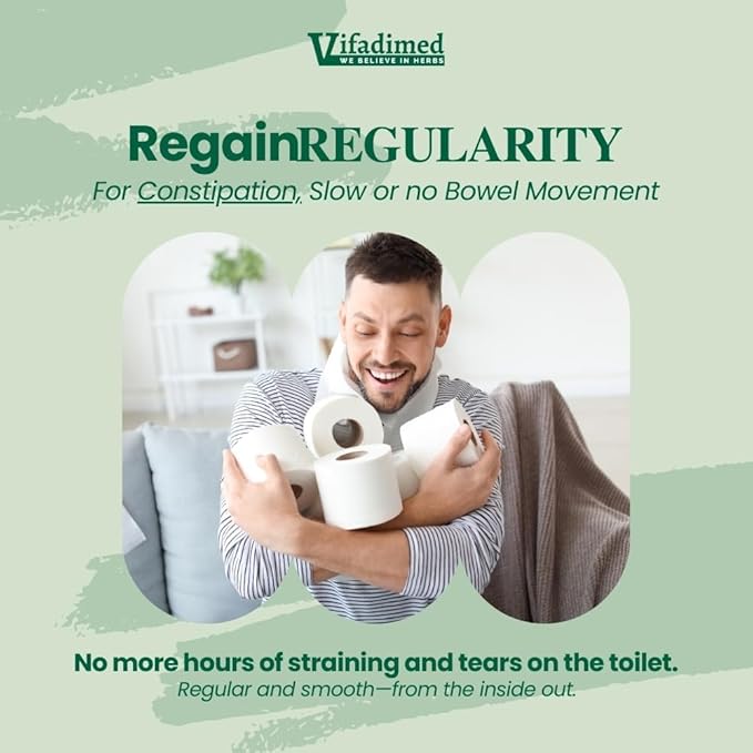 Rhubarb - Herbal Constipation Relief, Occasional Colon Cleanse| Herbal Stool Softener, Lower Bowel Stimulator, Gentel Alternative to laxatives for Adult| Regularity| 90 Capsules