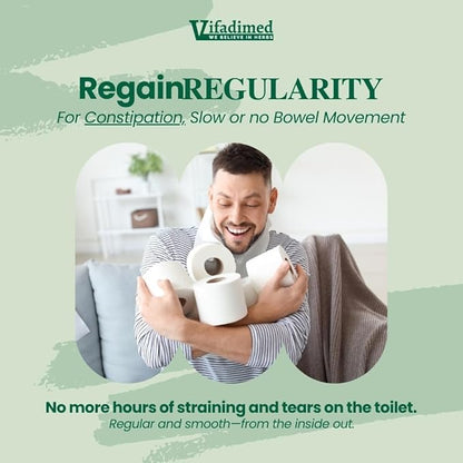 Rhubarb - Herbal Constipation Relief, Occasional Colon Cleanse| Herbal Stool Softener, Lower Bowel Stimulator, Gentel Alternative to laxatives for Adult| Regularity| 90 Capsules