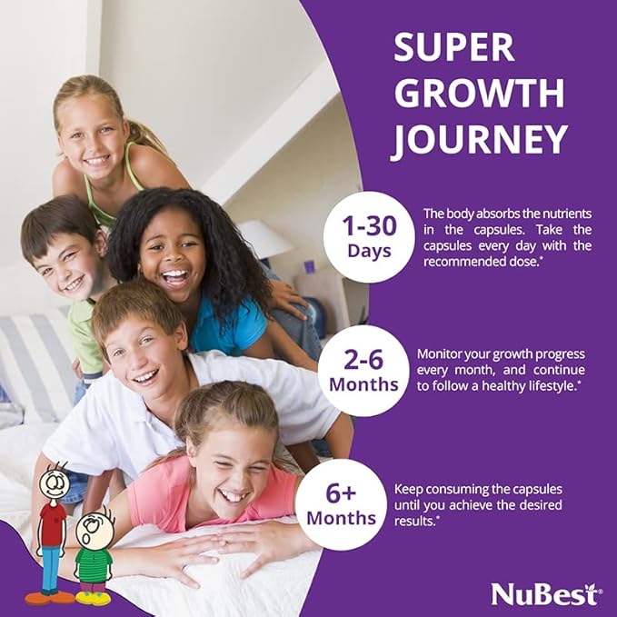 NuBest Bundle Tall Growth Protein Powder Tall for Teens Height Growth, Bone Growth, Bone Strength by Multivitamin, Multimineral Popular Brand Pick