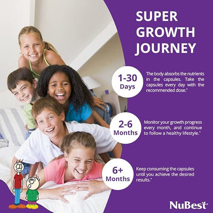 NuBest Bundle Tall Growth Protein Powder Tall for Teens Height Growth, Bone Growth, Bone Strength by Multivitamin, Multimineral Popular Brand Pick